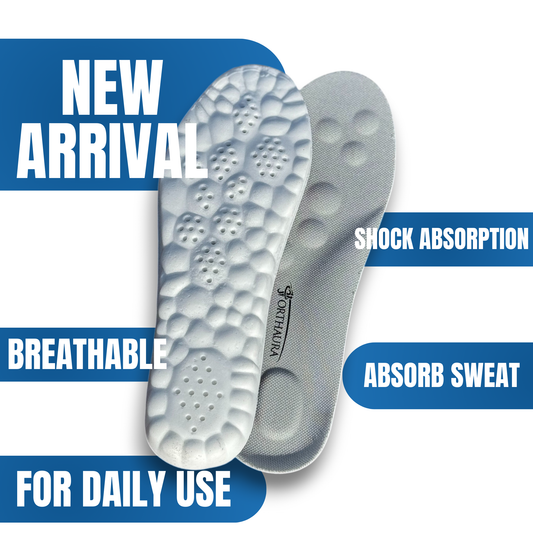 Walk on Clouds Technology Shock-Absorption Breathable Shoe Insoles